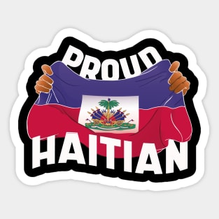 Happy Haitian Flag Day Celebration Haiti Proud Sticker